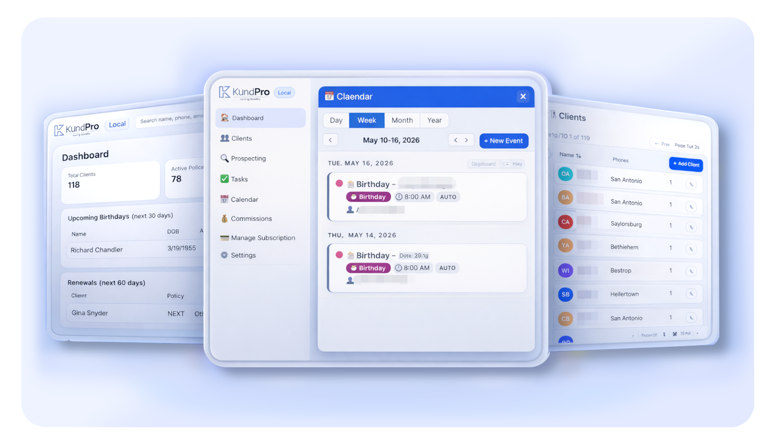 KundPro Medicare CRM and AMS