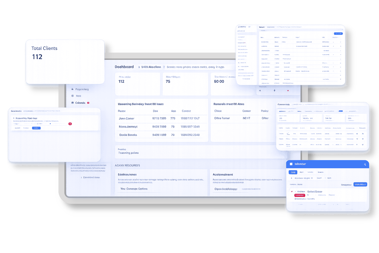 KundPro Medicare CRM and AMS dashboard preview